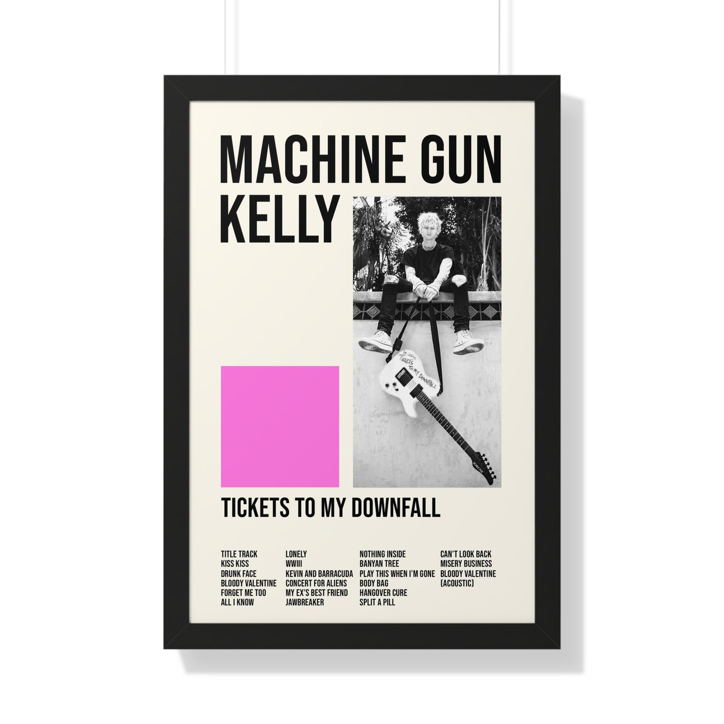 Tickets to My Downfall Frame